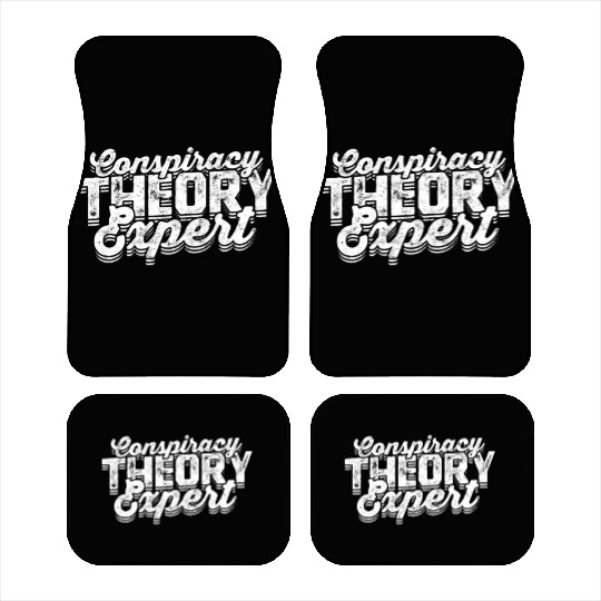 Conspiracy Theorist Theory Science Fiction Car Mats