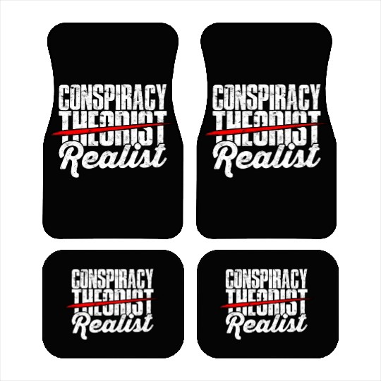 Conspiracy Theorist Theory Science Fiction Car Mats