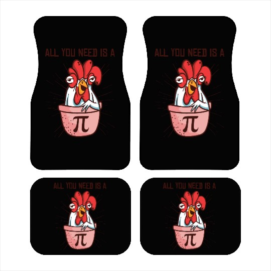Pi Day Math Pie Chicken Pot Pi Number Car Mats