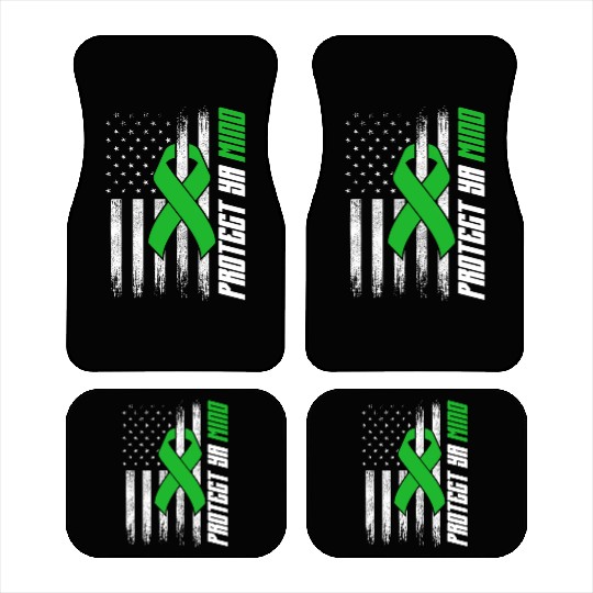 Protect Ya Mind Mental Health Awareness Depression Car Mats