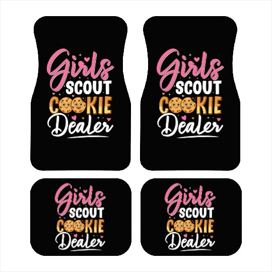 Scout For Girls Cookie Dealer Funny Scouting Famil Car Mats