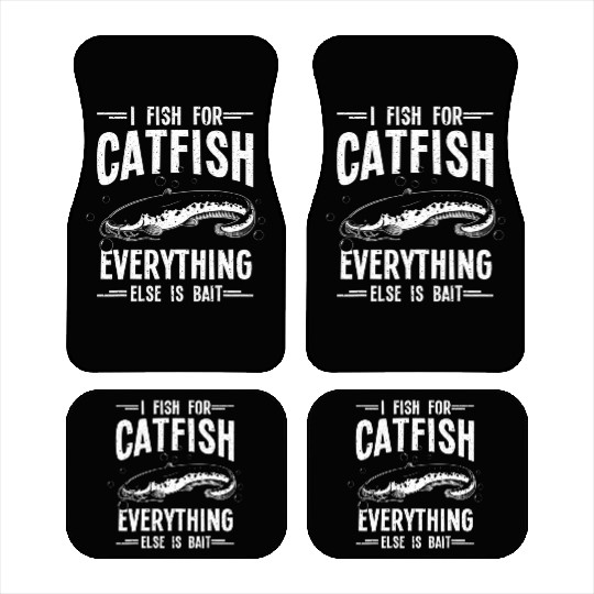 Funny Catfishing Design For Men Women Catfish Fis Car Mats