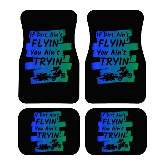 Funny Dirt Bike Gift Supercross Motocross Riders Car Mats