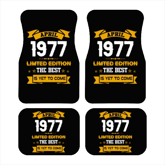April 1977 Birthday Surprise Car Mats