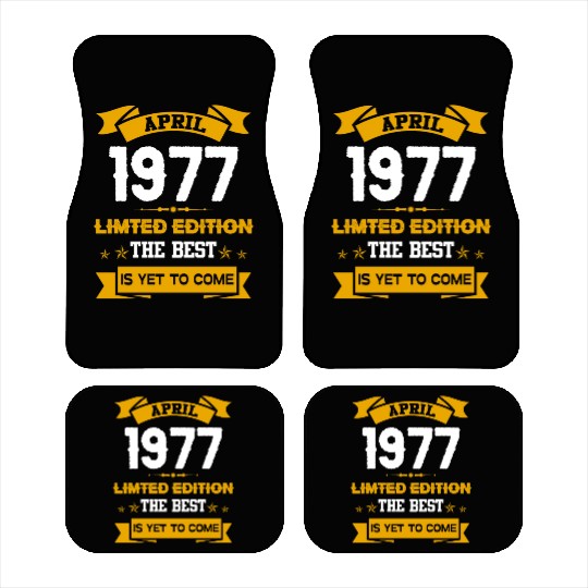 April 1977 Birthday Surprise Car Mats