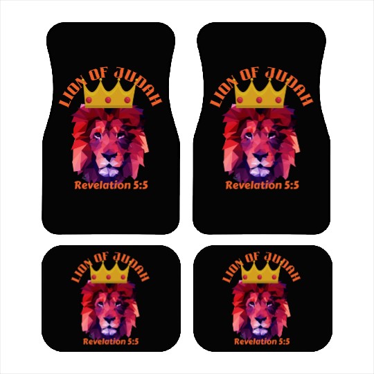 Lion of Judah Rev5:5 Car Mats
