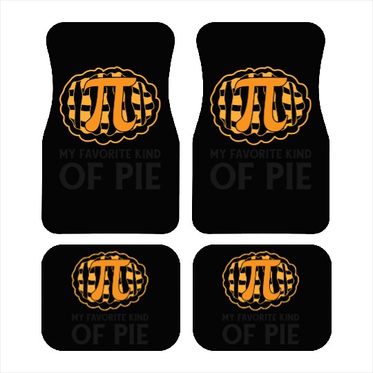 Pi Day Pie Math Number Pi Symbol Food Car Mats