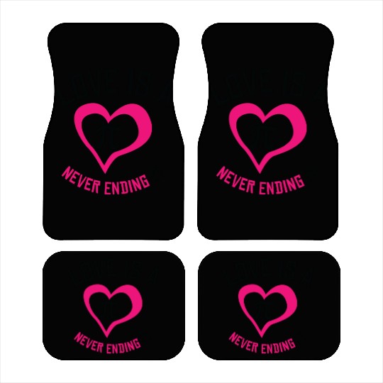 Pi Day Love Pi Symbol Mathematics Number Car Mats
