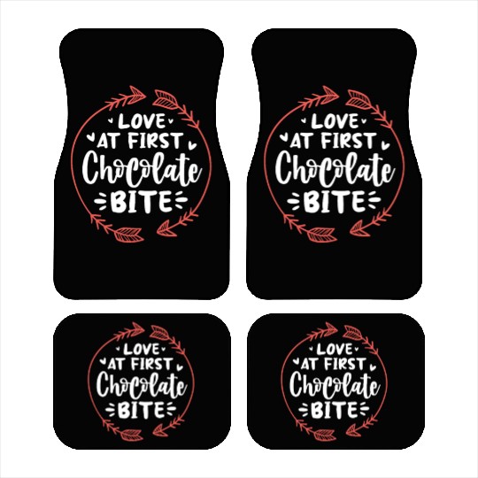 Love At First Chocolate Bite Car Mats