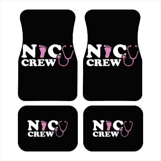 Funny NICU Crew Car Mats