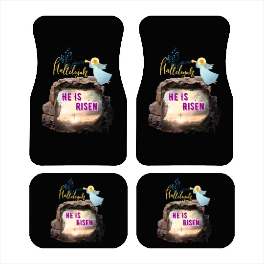 He Is Risen- Hallelujah Car Mats