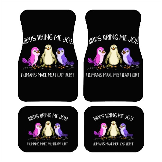 Bird Owner Bird Lover Ornithology Birdwatching Car Mats