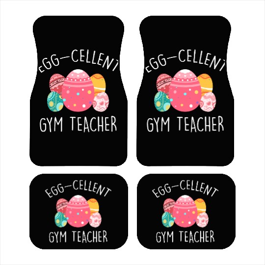Egg-Cellent Gym Teacher Car Mats