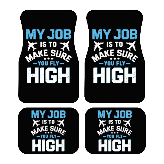 Air Traffic Controller ATC Flight Control Aircraft Car Mats
