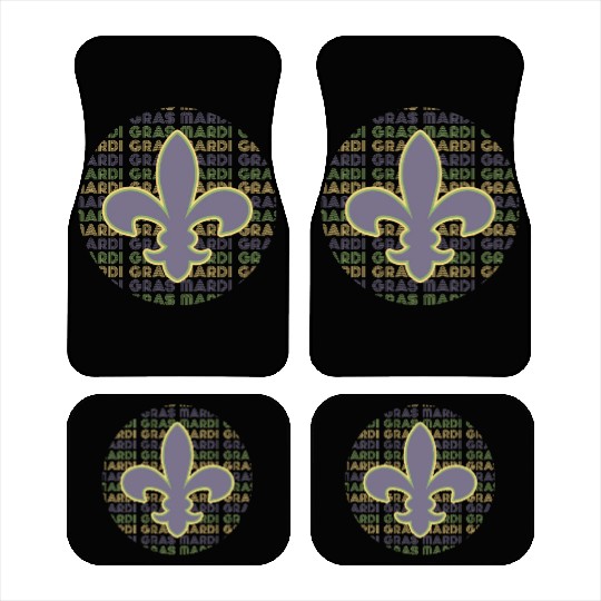 Mardi Gras New Orleans Car Mats
