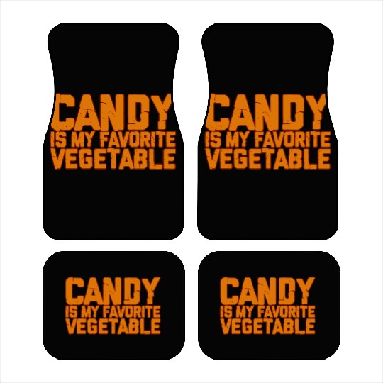 Candy Is My Favorite Vegetable 2 Car Mats