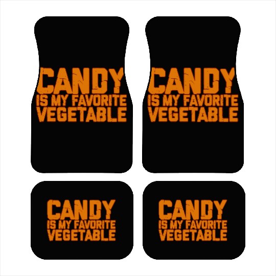Candy Is My Favorite Vegetable 2 Car Mats