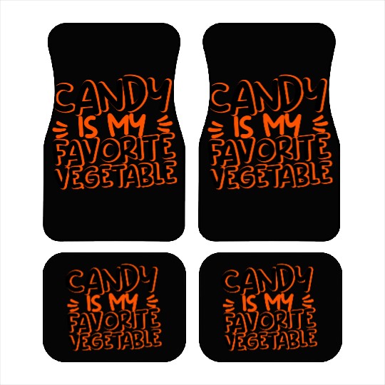 Candy Is My Favorite Vegetable 3 Car Mats