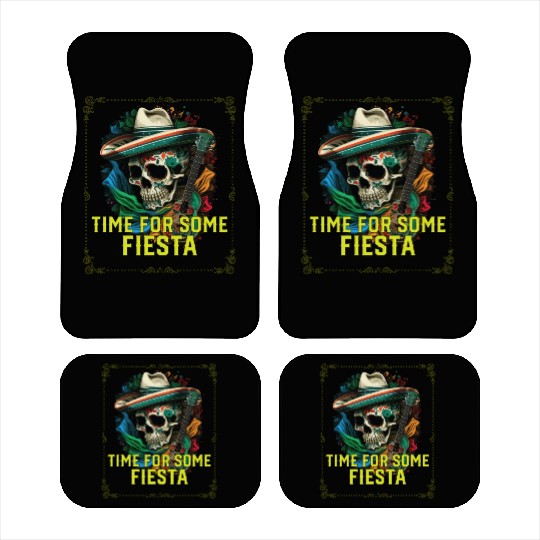 Time For Some Fiesta Cinco De Mayo Mexican Pride Car Mats