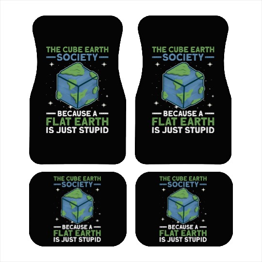 The Cube Earth Society Earth Planet Space Lover Car Mats