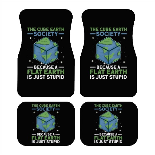 The Cube Earth Society Earth Planet Space Lover Car Mats