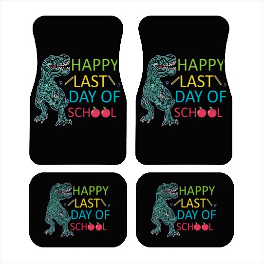 Last Day Of School Teacher Student Graduation Car Mats