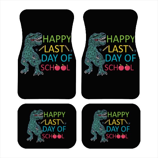 Last Day Of School Teacher Student Graduation Car Mats