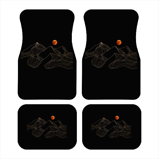 red moon mountain Car Mats