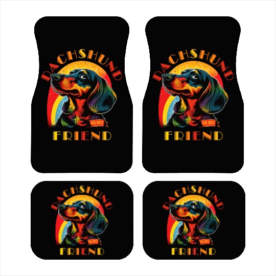 Dachshund The Best Friend Car Mats
