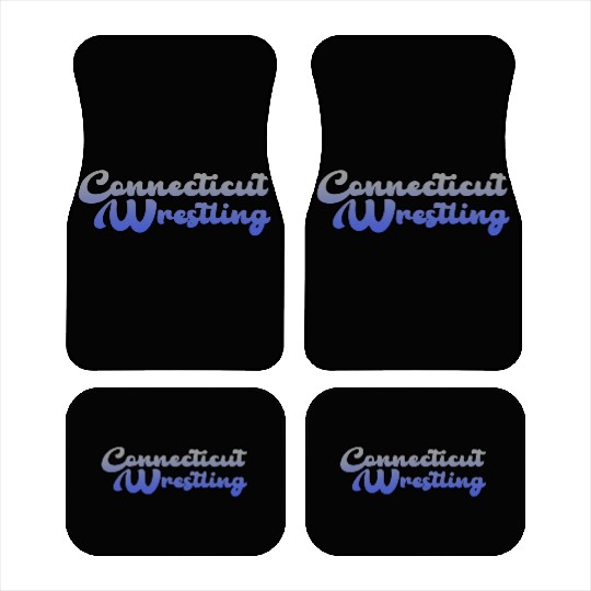 Connecticut Wrestling Car Mats
