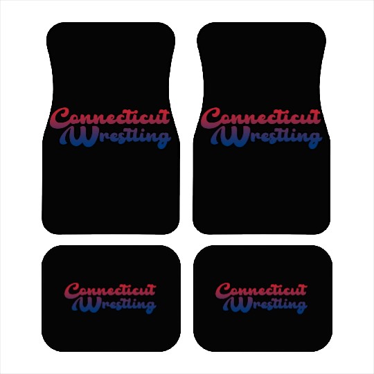 Connecticut Wrestling Car Mats