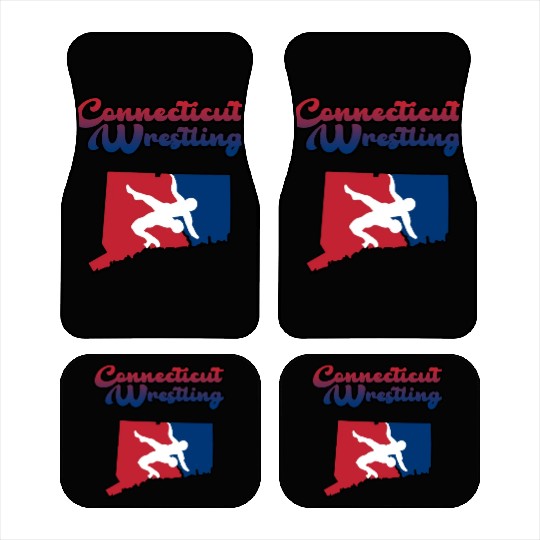 Connecticut Wrestling Car Mats