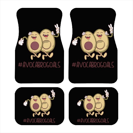 Sibling Big Brother Avocado Goals Hilarious Puns Car Mats