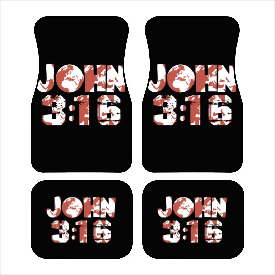 John 3-16 World Car Mats