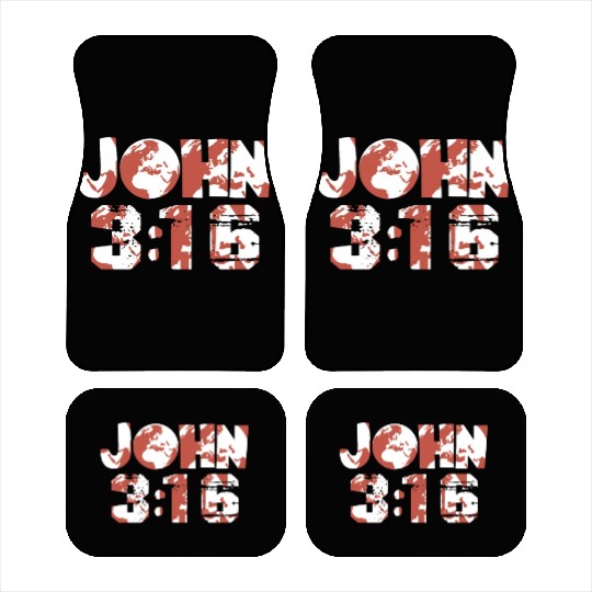 John 3-16 World Car Mats