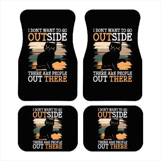 I Hate People People Dislike Rejection Car Mats