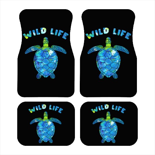 Wildlife Turtles Reptile Sea Animal Tortoise love Car Mats