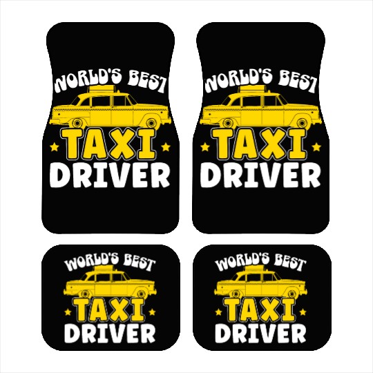 World's Best Taxi Driver Taxicab Cab Driver Cabbie Car Mats