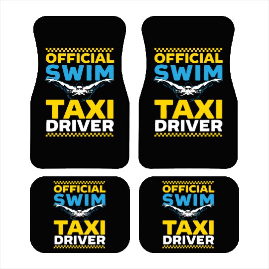 Official Swim Taxi Driver Taxi Taxicab Cab Driver Car Mats