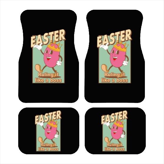 Easter Ruling It Like A Boss Car Mats