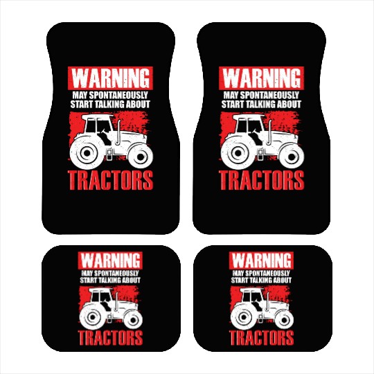 Funny Farming Tractor Farm Owner Farmer Car Mats