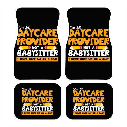 Daycare Teacher Child Care Daycare Provider Gift Car Mats