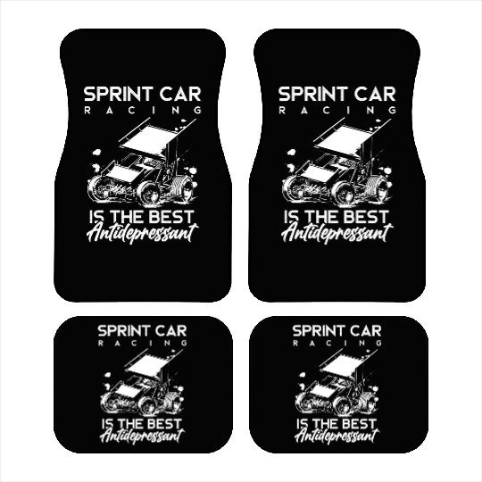 Sprint Car Racing, sprint car, dirt track racers Car Mats