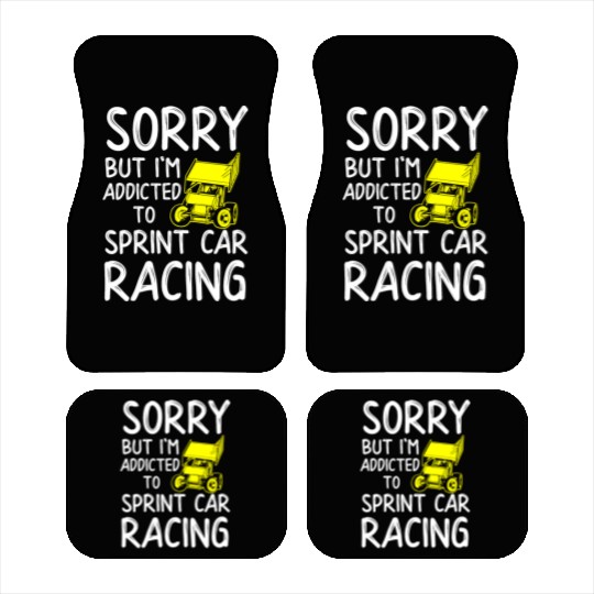 Sprint Car Racing, sprint car, dirt track racers Car Mats