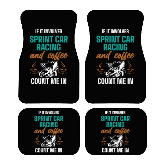 Sprint Car Racing, sprint car, dirt track racers Car Mats