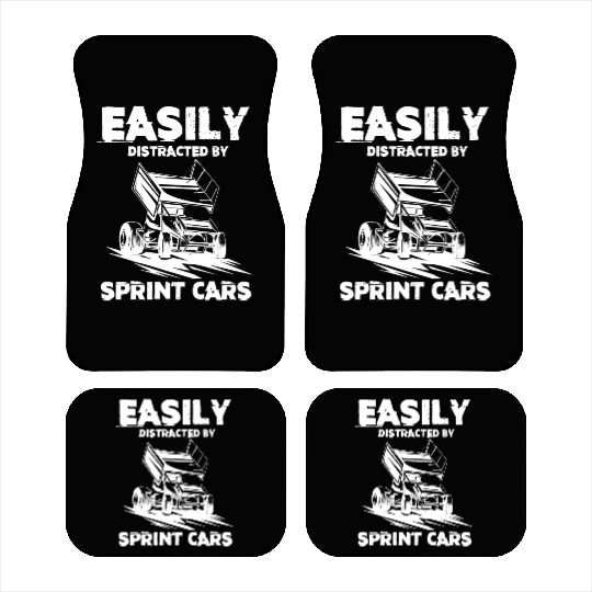 Sprint Car Racing, sprint car, dirt track racers Car Mats