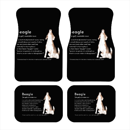 Beagle Definition PWBTS Car Mats