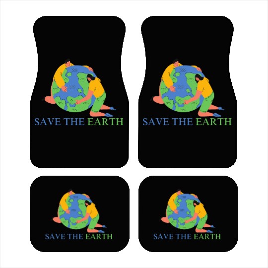 save the earth day Car Mats