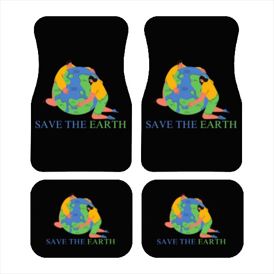 save the earth day Car Mats