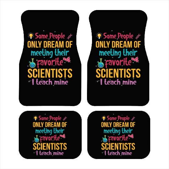 SCIENCE TEACHER Car Mats Teach Biology Chemistry Physic